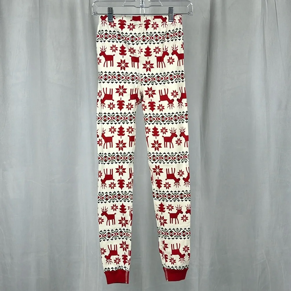 Hanna‎ Andersson Dear Deer Long John Pajama Set.